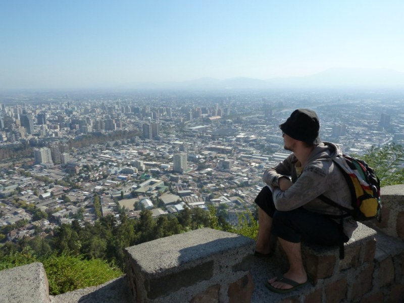 Ausblick vom kleinen Berg "Cerro San Cristobal"